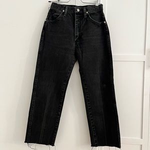 Wrangler Vintage dark wash high rise jeans